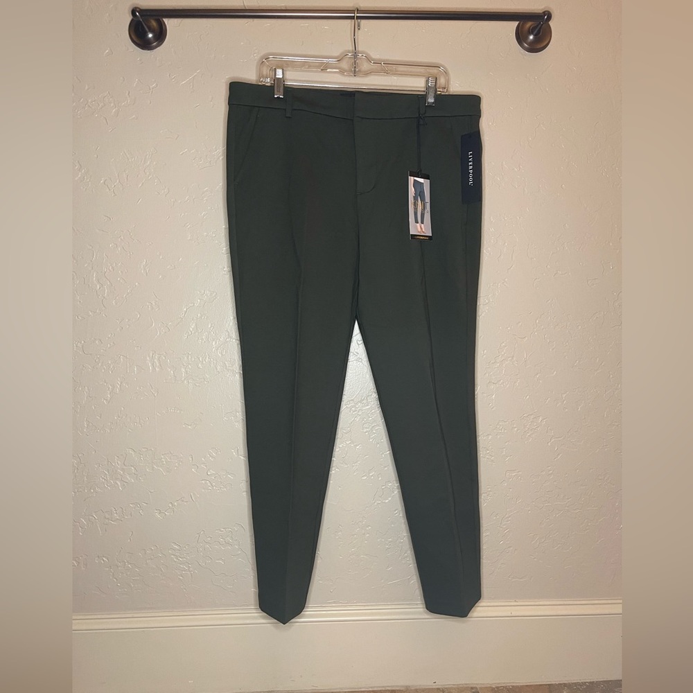 Liverpool Size 14 Olive Branch Trousers, Inseam 28